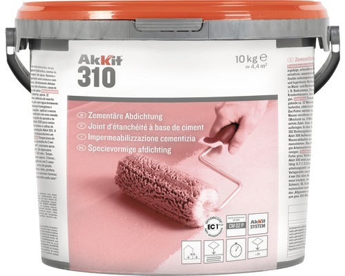 Akkit 310 Zementäre Abdichtung 10 kg (4 x 2,5 kg) 30689