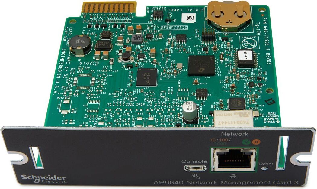 APC Network Management Card 3 with PowerChute Network Shutdown AP9640