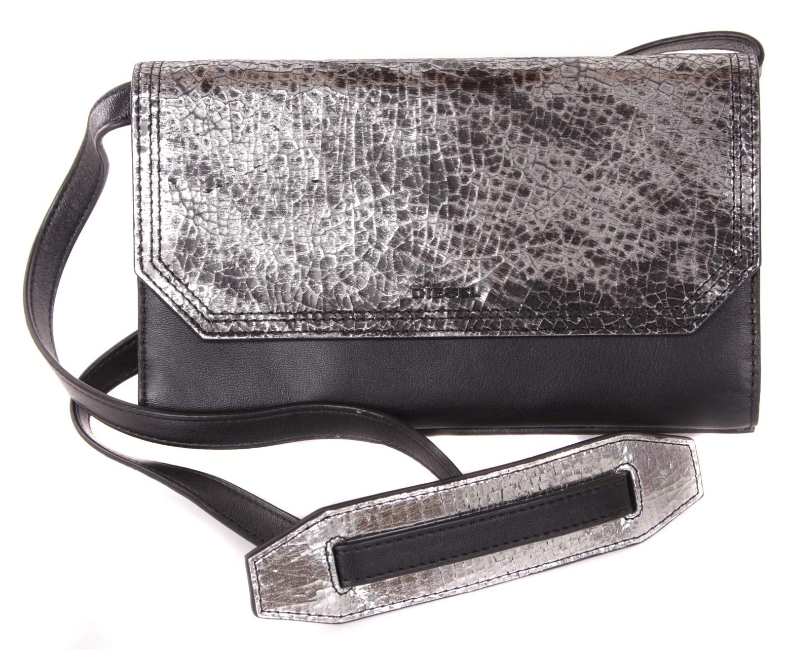 Diesel "MISS-MATCH" DIPSY - wallet & card holder Damen Geldbörse Clutch Silber 0220-565