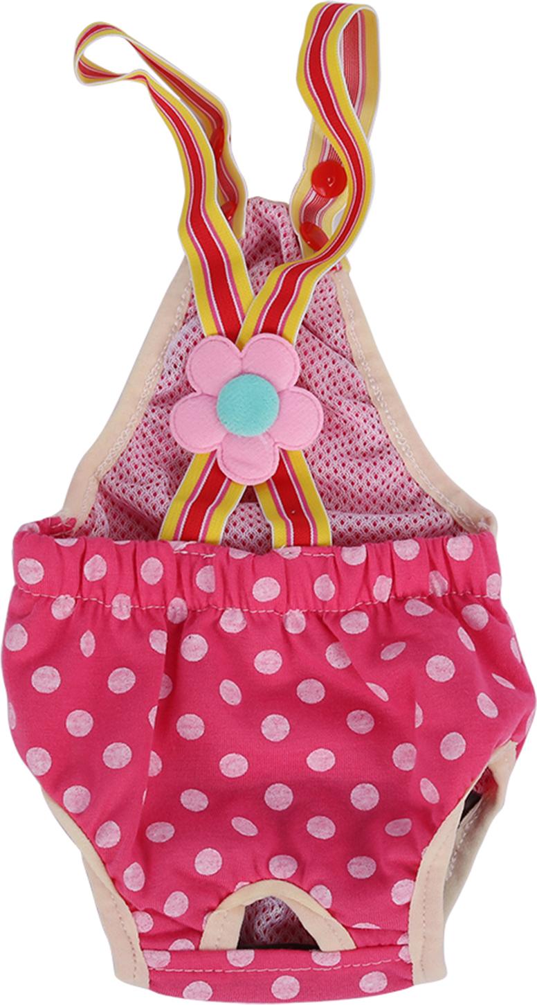 Gistuch Hündin, Welpe, Haustier, Windel, Menstruations-Hosenträger, Unterwäsche, wiederverwendbar, waschbar, Shorts, Rosenrot, XS