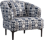 Villa Möbel Sessel Athens Farbe: Bunt Ideal für Wohnzimmer, Lounge oder stilvolle Wartebereiche