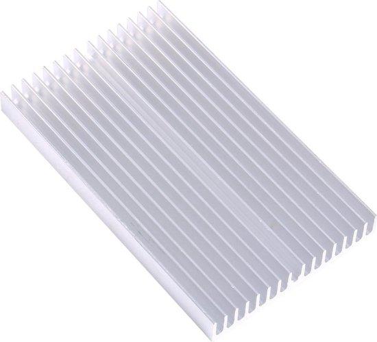 OEM Aluminium IC LED Leistungstransistor mit rostriger Kühlvinylform - 100 x 60 x 10 mm 2026