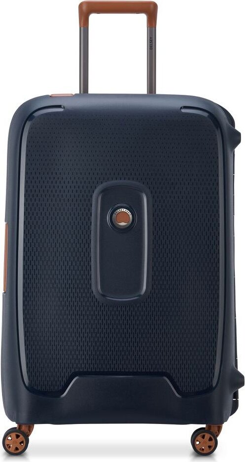 DELSEY PARIS - MONCEY - Valise moyenne rigide matière recyclée et Recyclable - 69x47x28 cm - 73 litres - M - Bleu Encre 00384482062MR