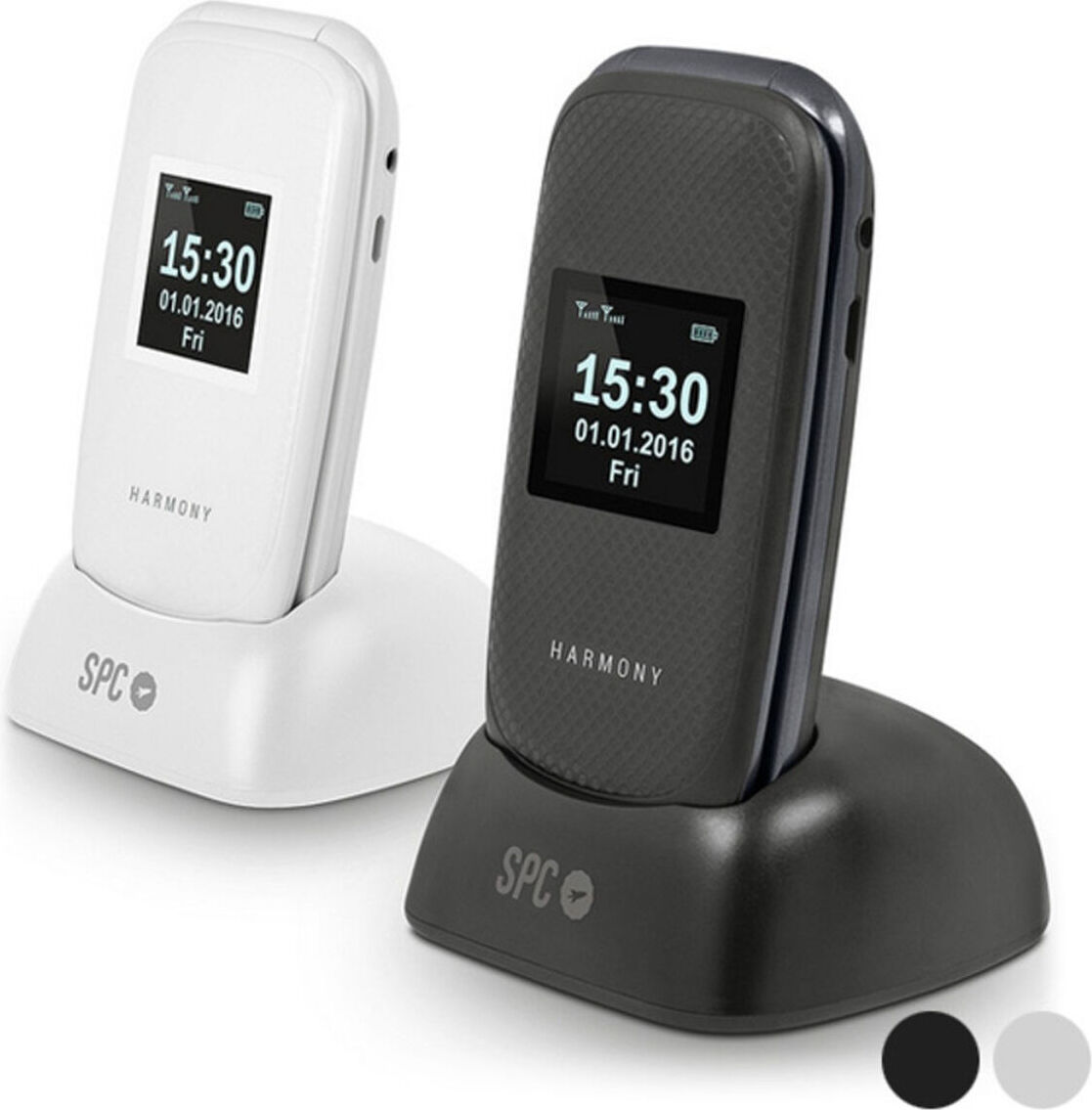 Mobilný telefón pre starších dospelých SPC 2,4" biely SPC