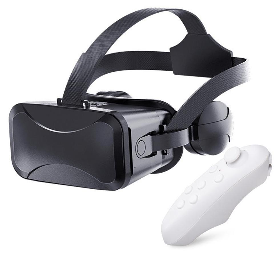 Crrynuo VR-Headset kompatibel mit – Universelle Virtual-Reality-Brille – Erleben Sie Ihre besten Handyspiele und 360°-Filme mit der neuen, weichen und komfortablen 3D-VR-Brille | Blau | mit Augenschutz KAU-LR-UN-CPK-20260415-63