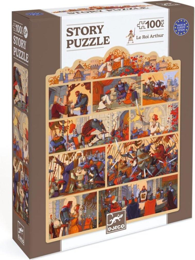 DJECO Puzzlespiel mit Karl Artua 100 Puzzles