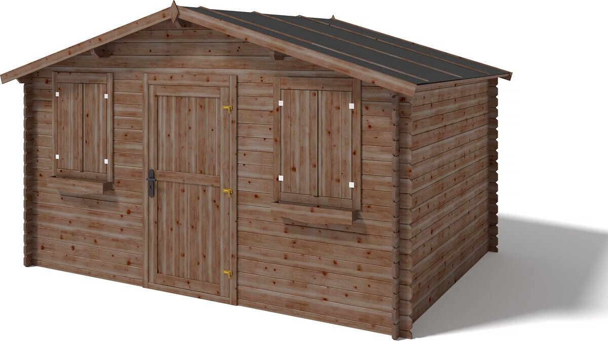ALTANKA Gartenüberdachung Pireneus mit optionaler Veranda, 400 x 300 x 250 cm DOM418