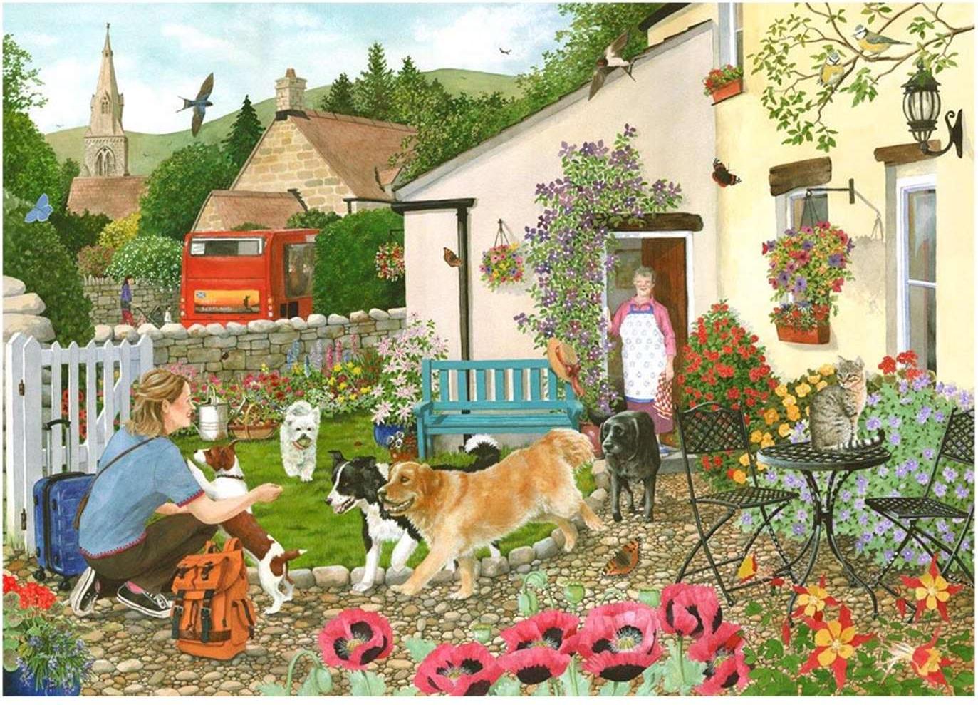 House of Puzzles Puzzle Welcoming Committee 500 große Teile HP0616