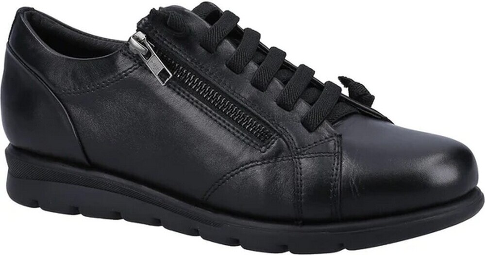 Fleet & Foster - Dámske tenisky "Polperro", kožené FS9661 (36 EU) (Black)