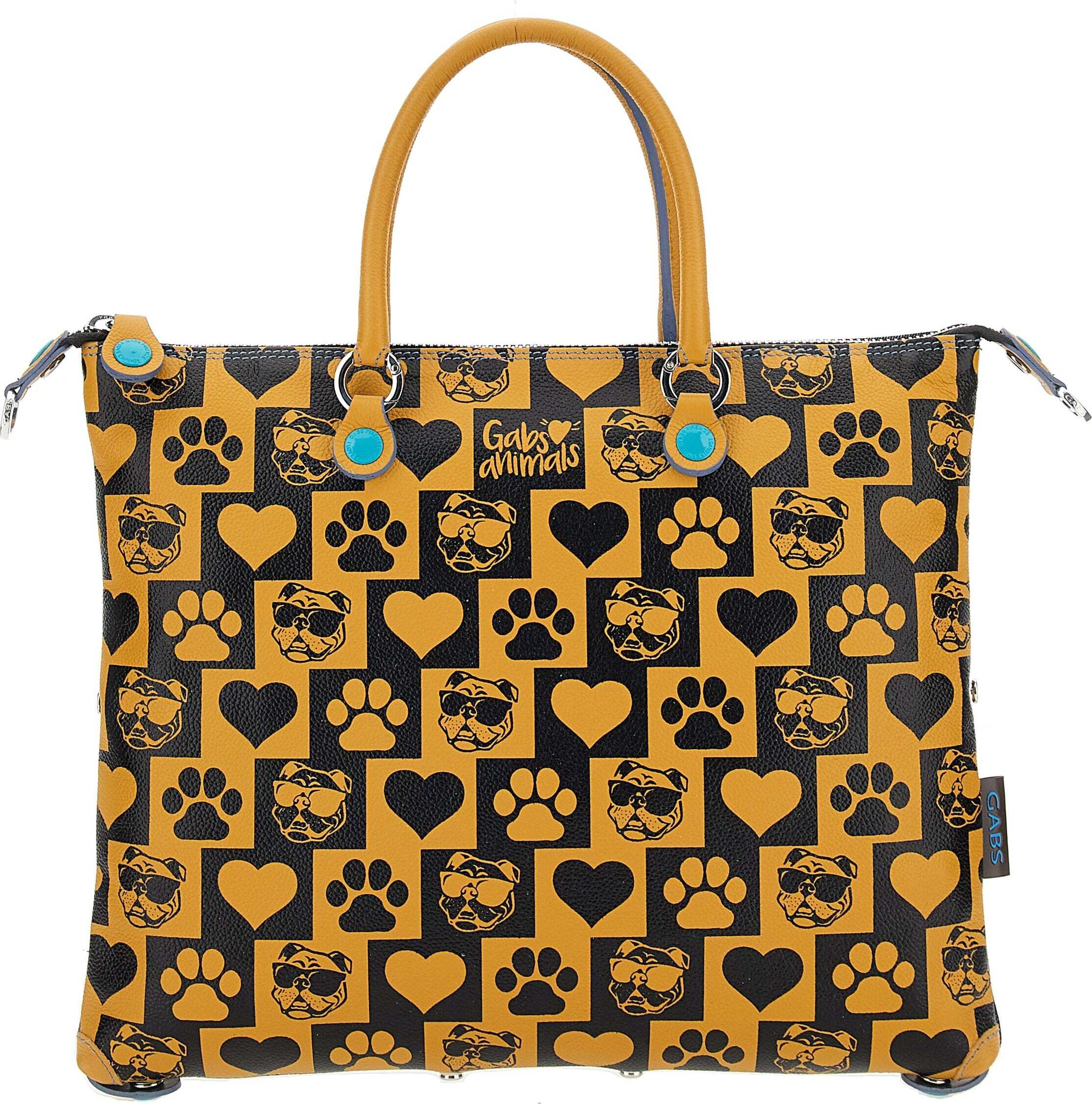 Schultertasche Gabs G3 Plus M Dogs Senf G3 PLUS M DOGS-C5007