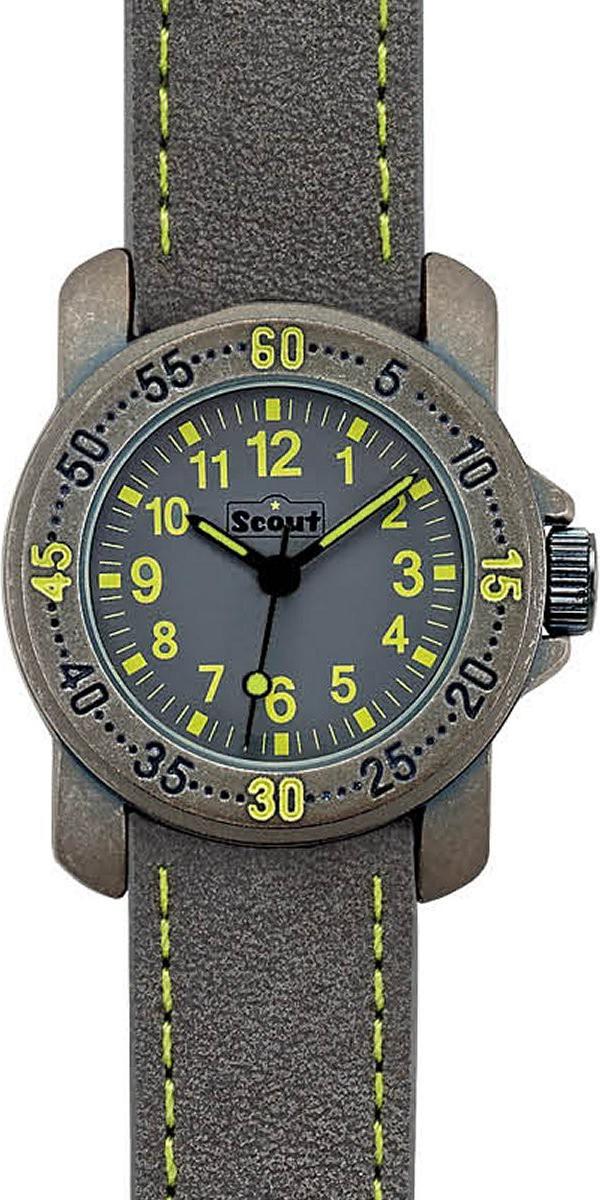Scout Kinder Uhr Lernuhr Action Boys grau 280376032