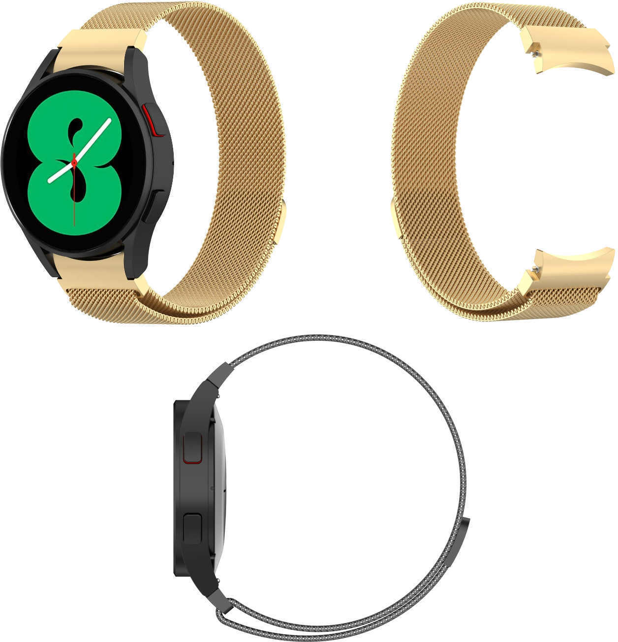 Pre Samsung Galaxy Watch FE 6 5 4 Normal Pro Classic Milanese Armband