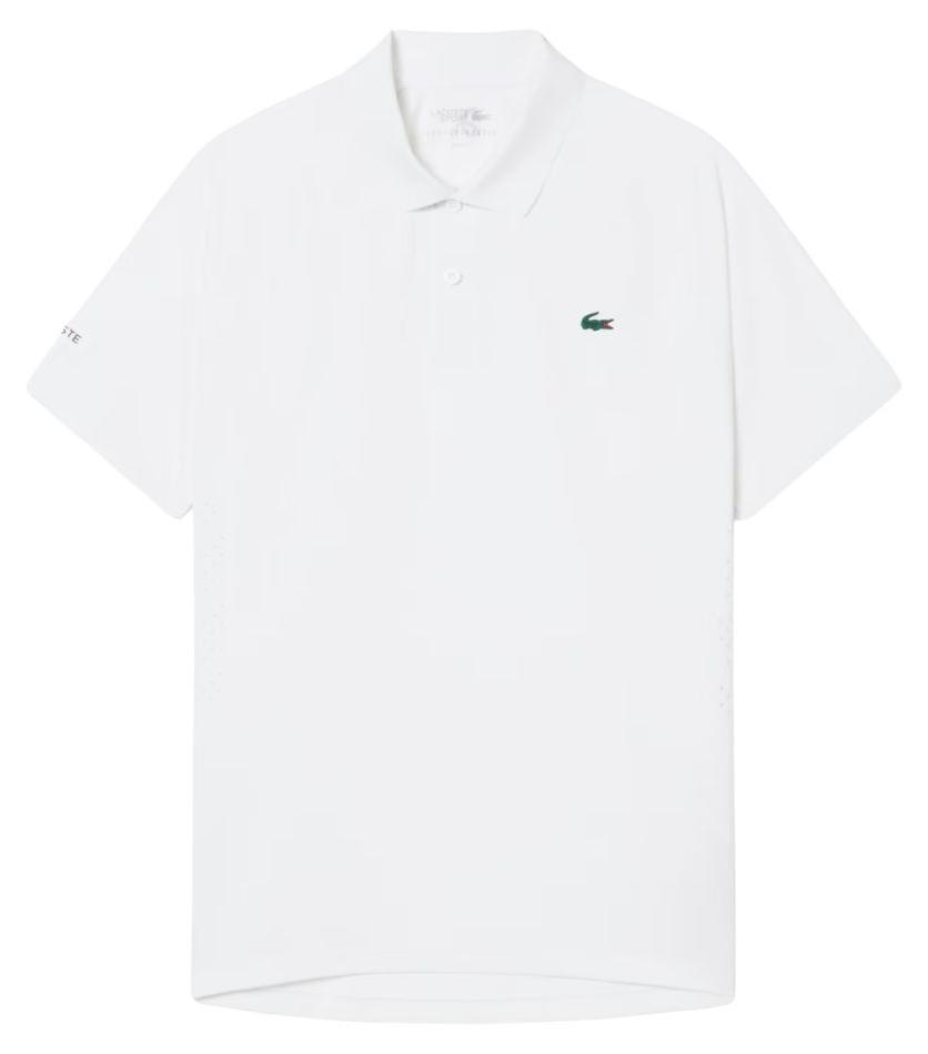 Lacoste Polo Tennis Novak Djokovic On Court Herren Weiß