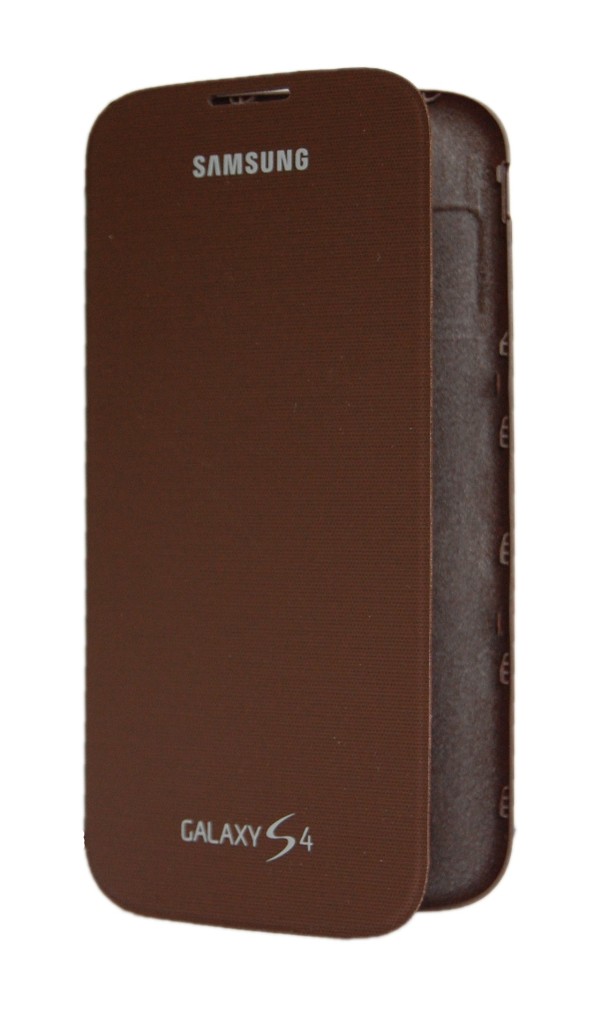 Puzdro na mobilný telefón Samsung EF FI950BAEG Flip S4 Brown