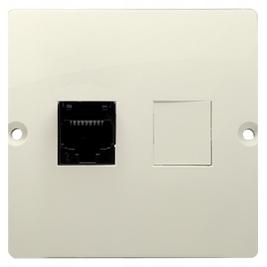Kontakt-Simon Beige Simon Basic Rj45 Internet Dose BMF51.02/12