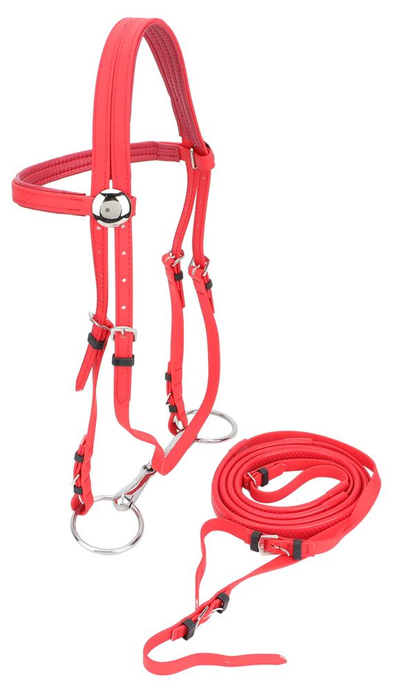 Gistuch Pferdezügel, hohles, abnehmbares Stirnband aus Edelstahl für Ihr Pferd