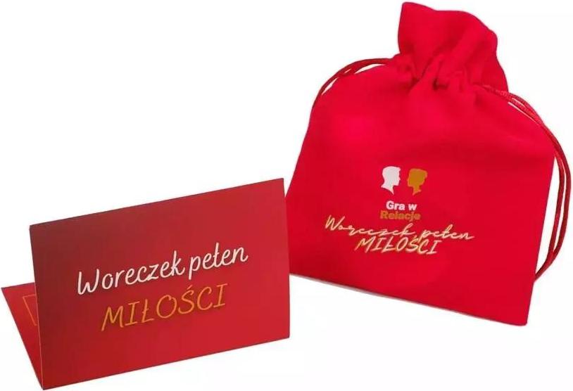 Gra w Relacje Sack voll Liebe – Interaktives Beziehungsspiel für Paare mit Mini-Aufgaben zur Beziehungsverbesserung