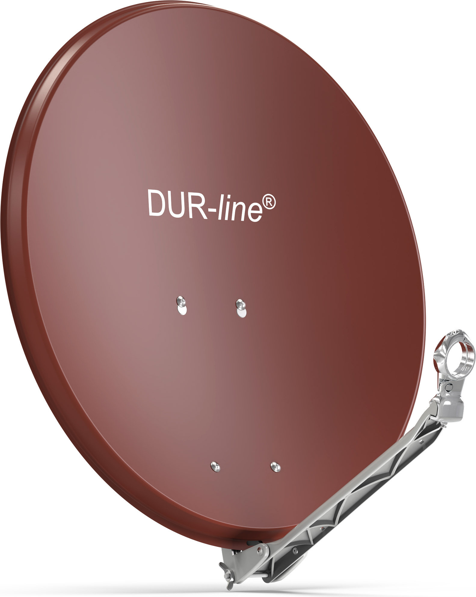 DUR-line Select 60/65cm Satellitenschüssel Alu ziegelrot 12043