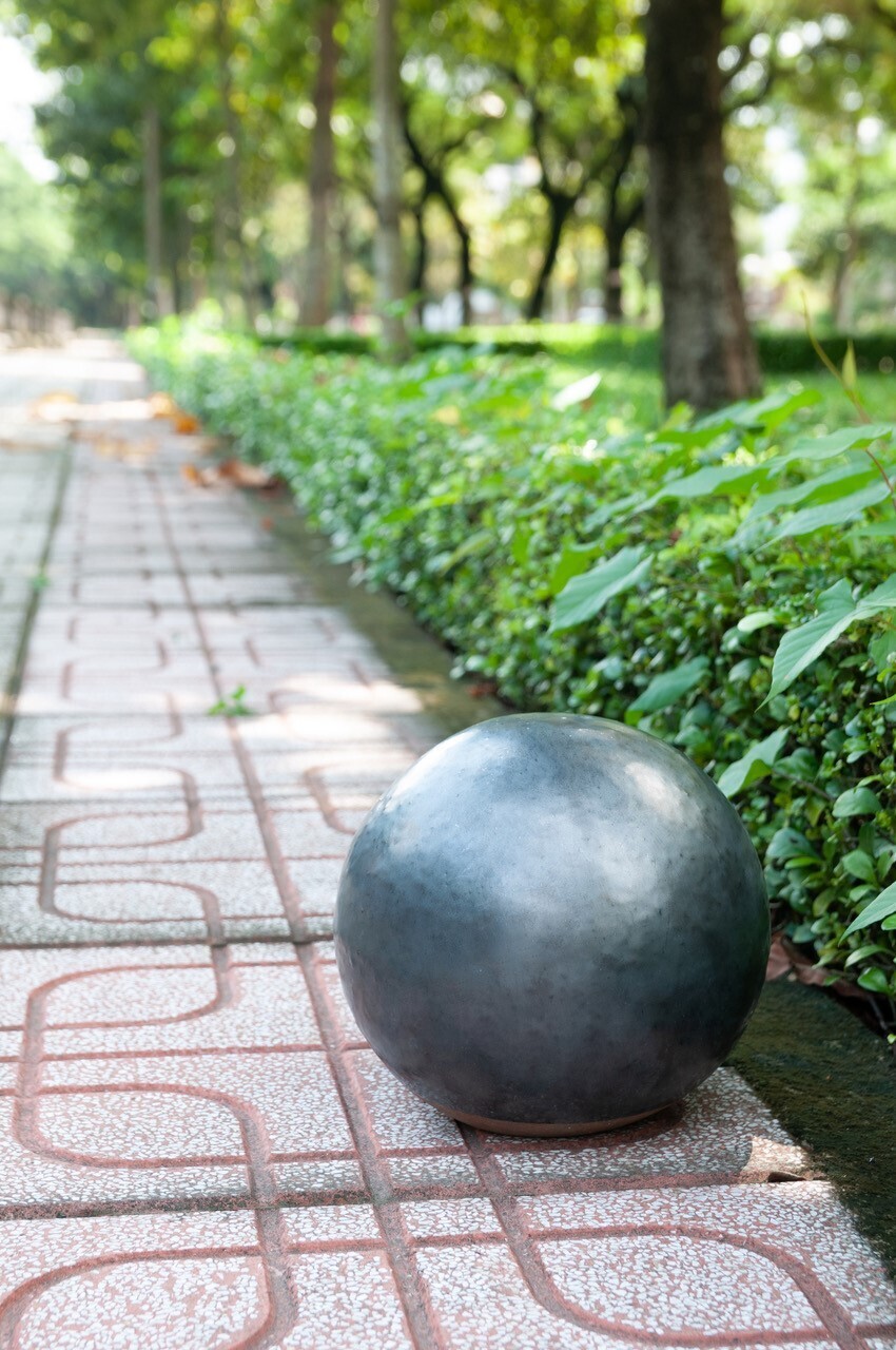 Teramico Gartenkugeln 4er Set Anthrazit balls_4er_ant