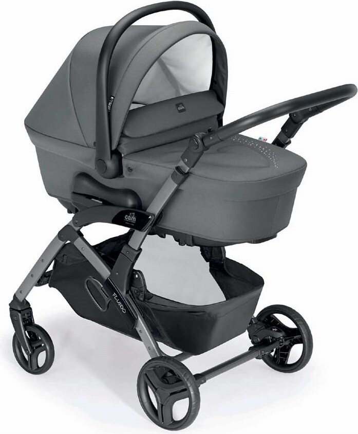 Kinderwagen Fluido Easy Kombi 2in1 | Mehr Farben verfügbar | inkl. Babyschale