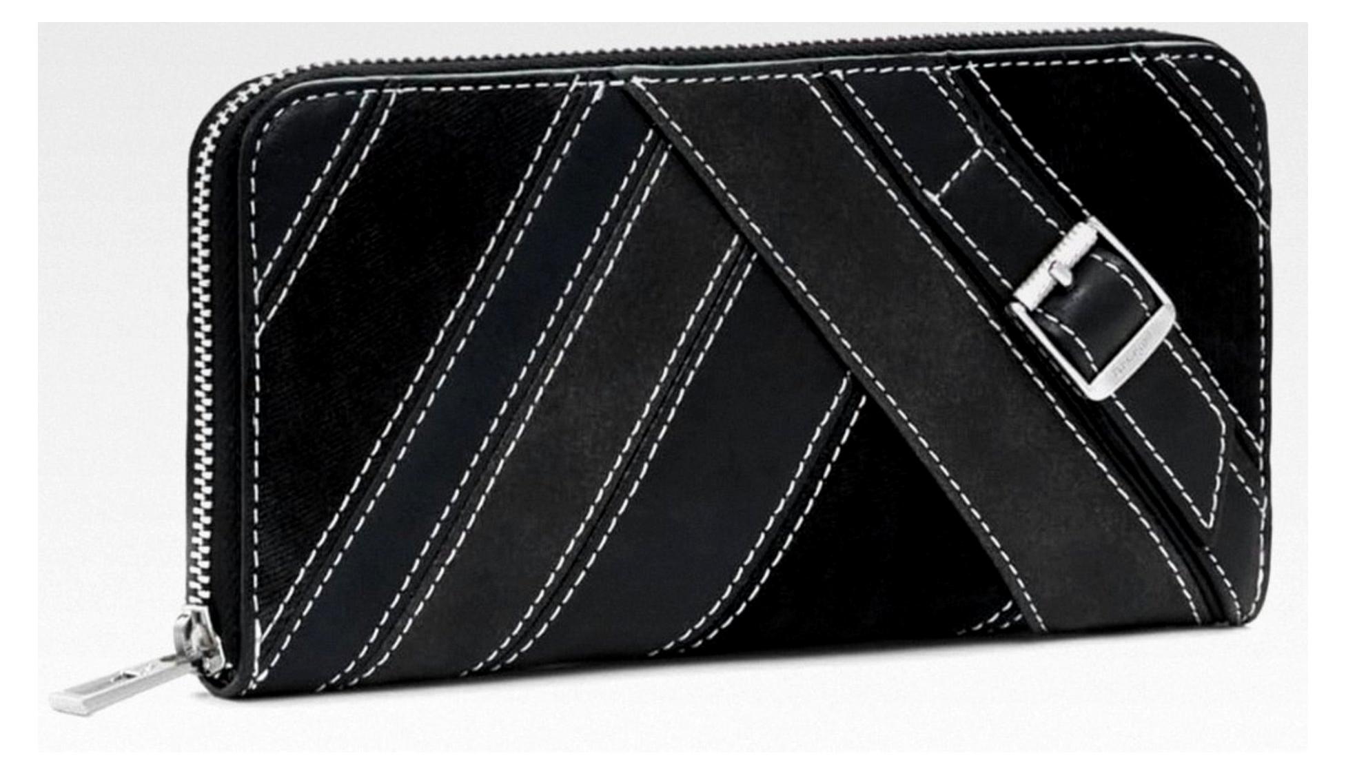 Markenlos Geldbörse Mone Fibonacci Fiona Long Wallet Schwarz