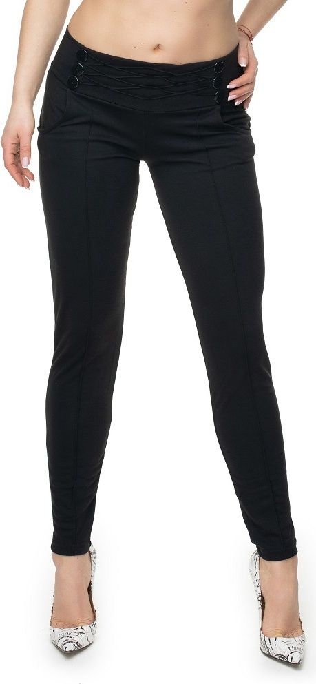 PeeKaBoo Hose Freizeithose in schwarz XXL/3XL 0105