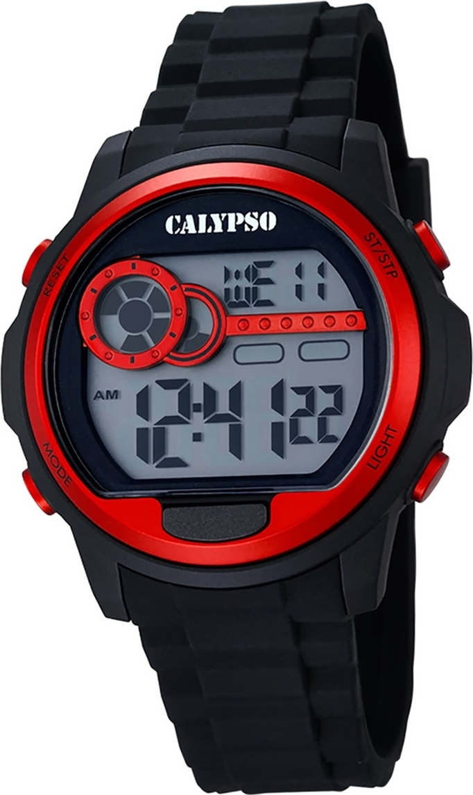 Plastové pánske hodinky Calypso PUR K5667/2 náramkové hodinky čierne digitálne D2UK5667/2