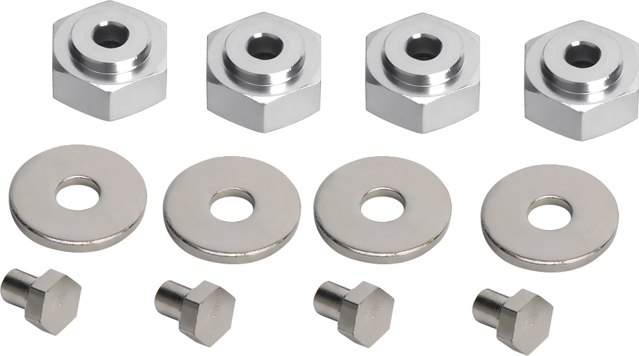 Cocosity RC Hex Adapter, 12mm drehen auf 17mm Radadapter, 12mm drehen auf 17mm, 12mm drehen auf 17mm Rad, RC 12mm drehen auf 17mm Rad