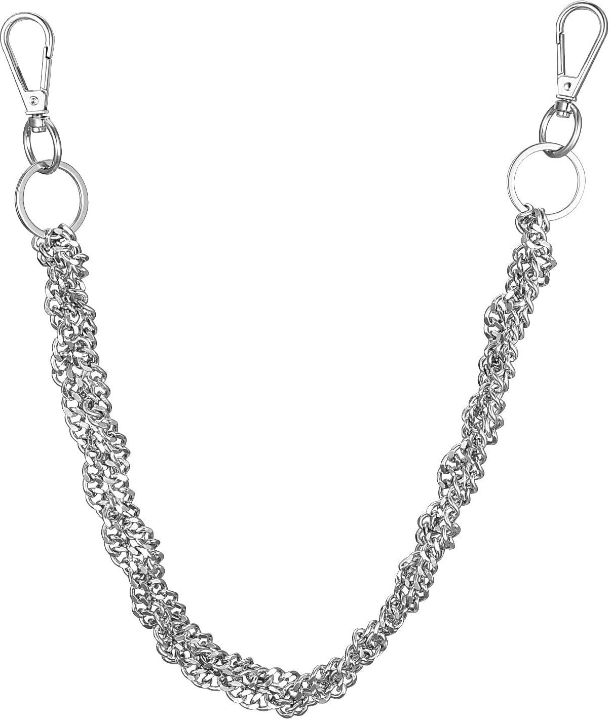 Gothic Hosenkette Mit Nieten - Silberfarben Für Punk & Emo Style