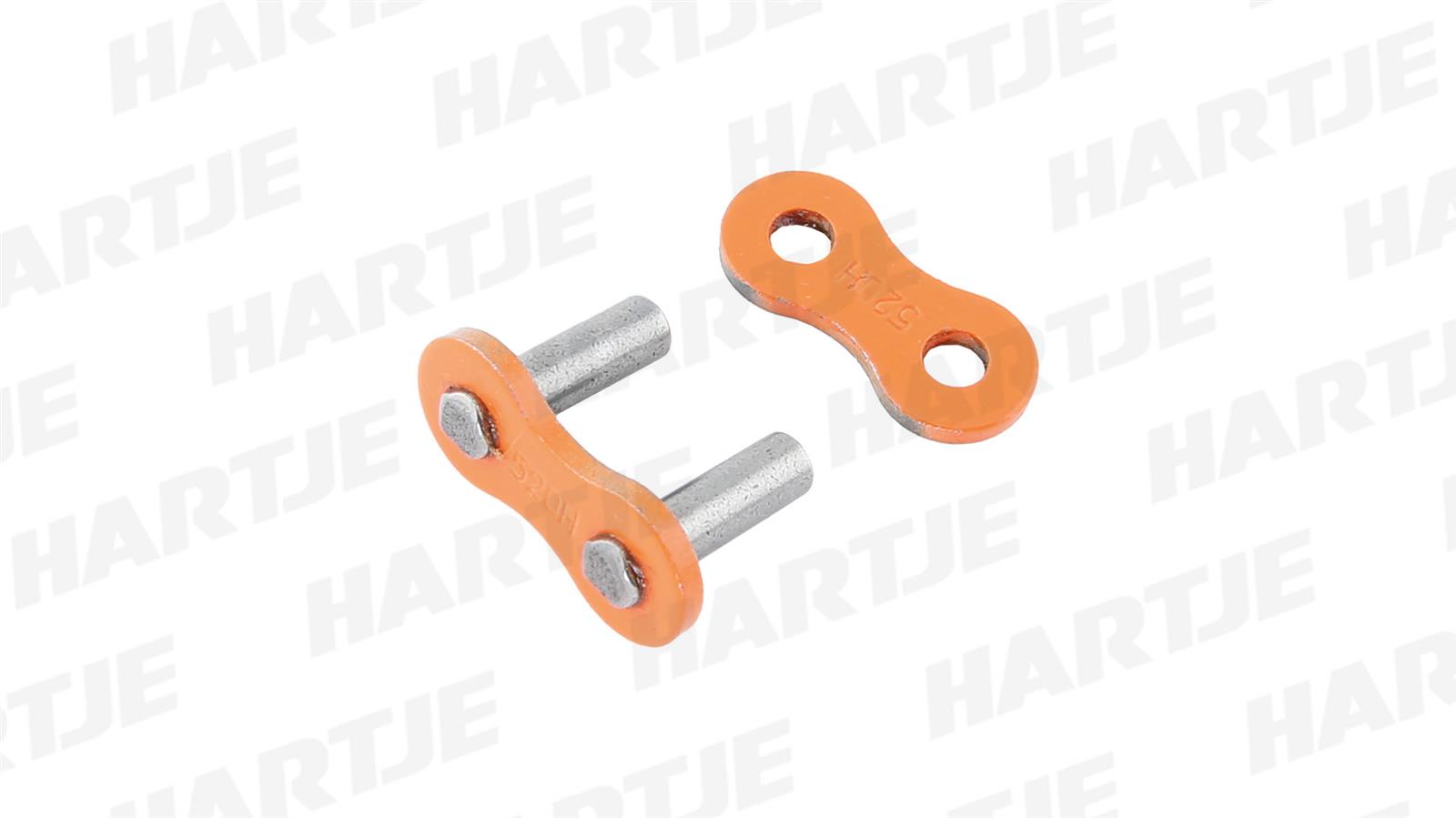 RK Motorradtechnik RK Kettenschloss Vollnietschloss, orange, Kettenschloss 520H" PC520H-OUT