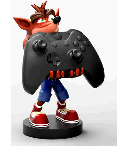 Exquisite Gaming - Figurka Crash Bandicoot Cable Guy 20cm z klamrami MER-1689