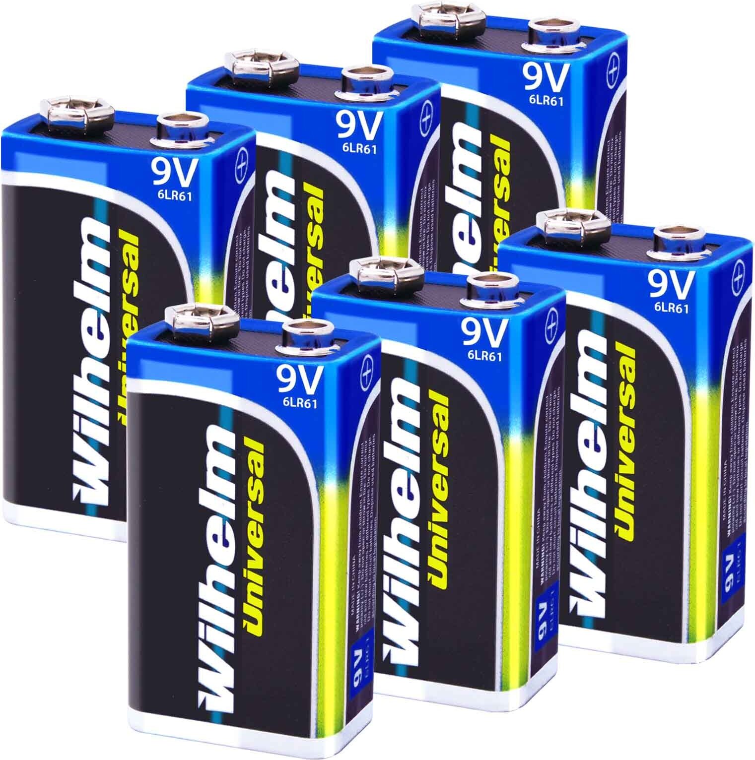 HEITECH 9V Batterien Für Rauchmelder – 4 Stück, Alkaline, Auslaufsicher. Ideal Für Feuermelder, CO-Warner & Mehr.