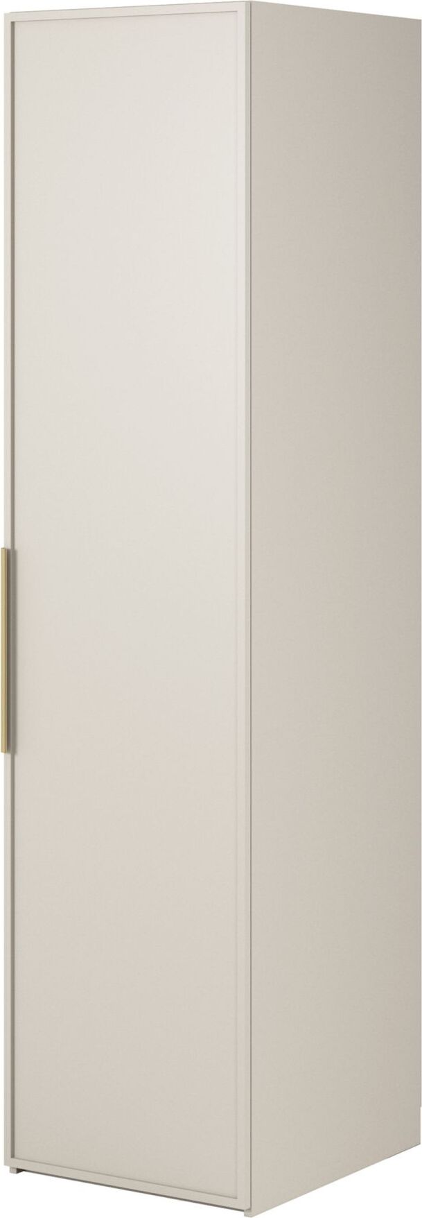 Selsey Frame - Kleiderschrank 1-türig mit Kleiderstange, 50 cm, greige