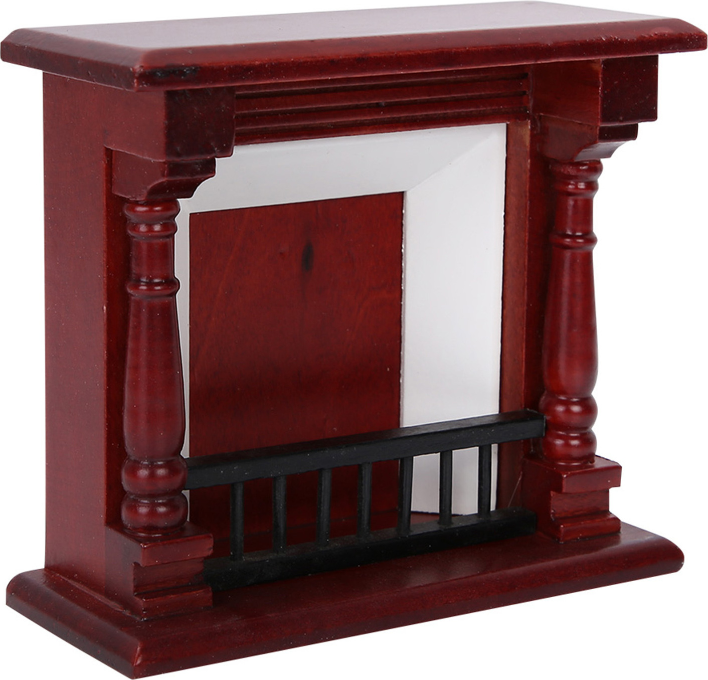 Cocosity Puppenhaus Kamin,Puppe Kamin,Mini Kamin,Puppenhaus Mini Kamin,Puppe Mini Kamin,Puppenhaus Rose Holz Kamin