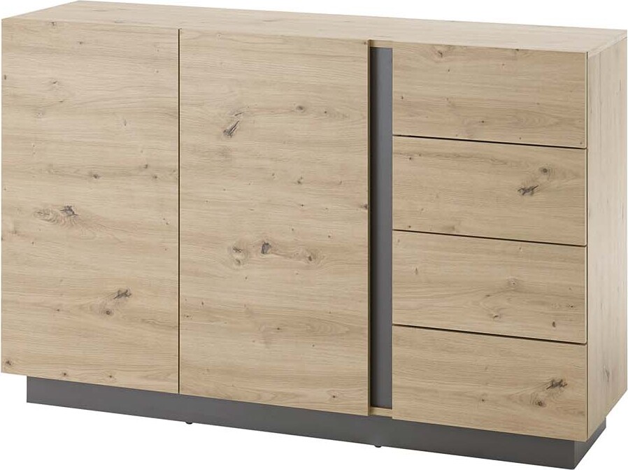 Sideboard Clair 53 - Eiche Artisan Nachbildung / Graphit
