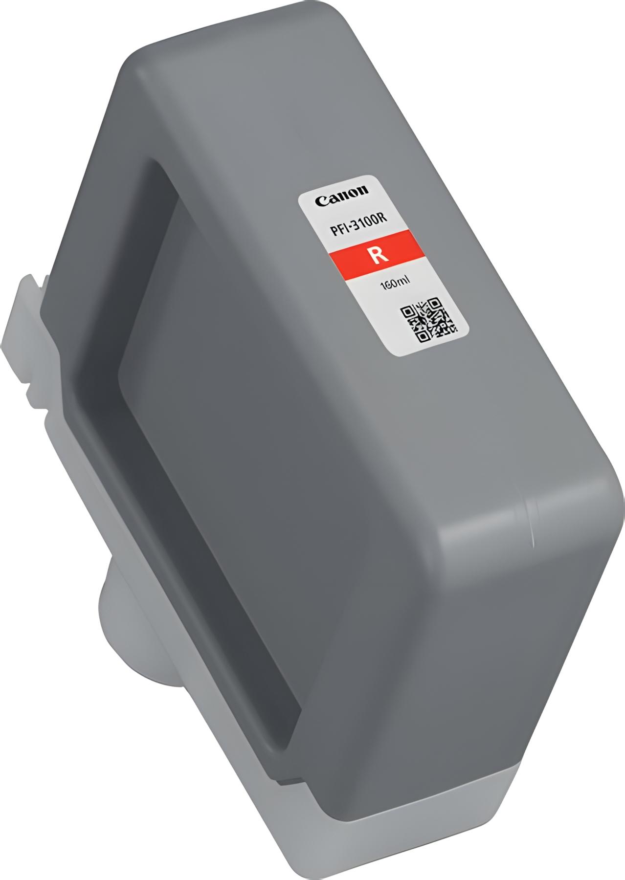 Canon PFI-3100R, Červená, 160 ml, 1 kusov, Balenie po jednom kuse