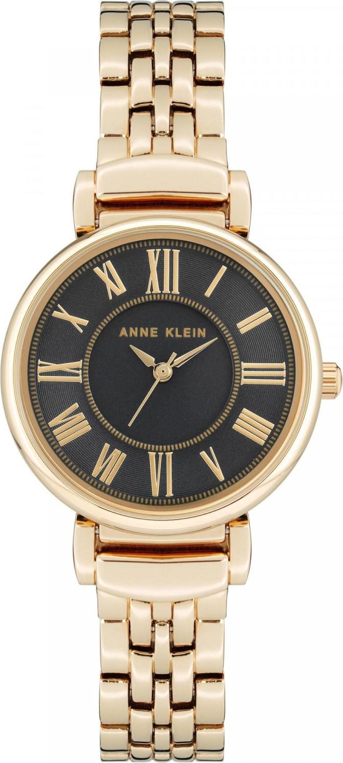 Anne Klein AK-2158BKGB zlaté hodinky