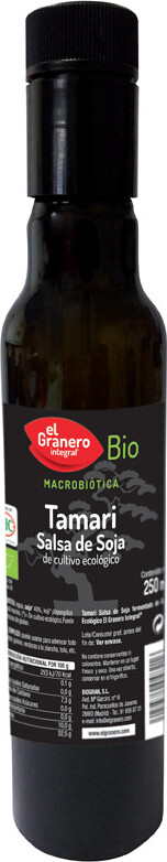 Granero Tamari Organic Soy Sauce 250ml