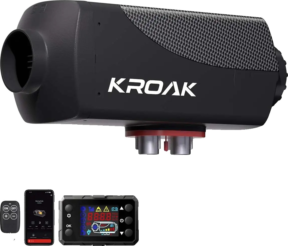 Parkovacie kúrenie s naftovým motorom, inteligentné diaľkové ovládanie, panelový displej LCD, režim Bluetooth