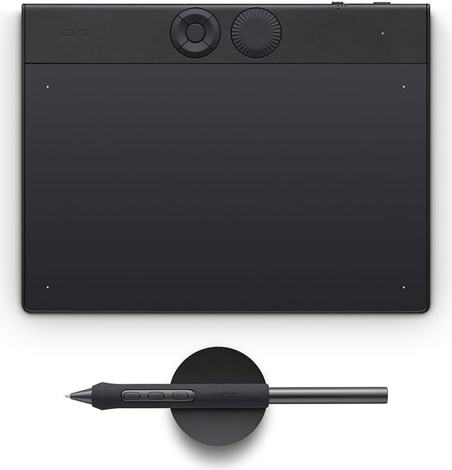 Wacom Intuos Pro Kleines, kompaktes Grafiktablett, leicht, hochprzise PTK470K0B
