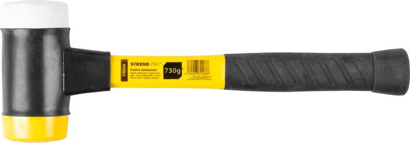 Hammer Strend Pro HM215 730 g, Gummihammer, Fiberglasgriff
