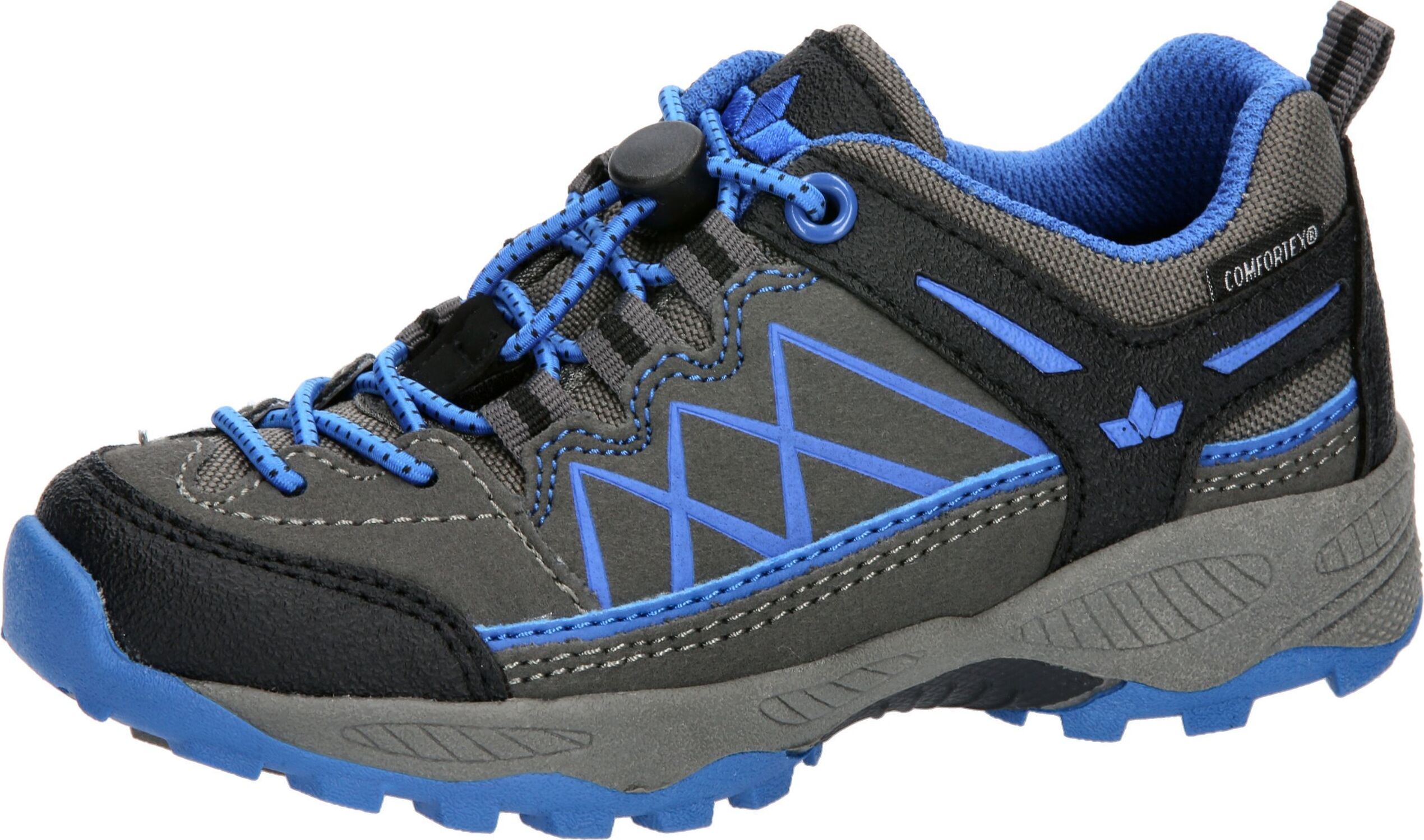 LICO Burschen Schnürschuh dunkelblau-grau mit Gummisenkel 37 420210-37