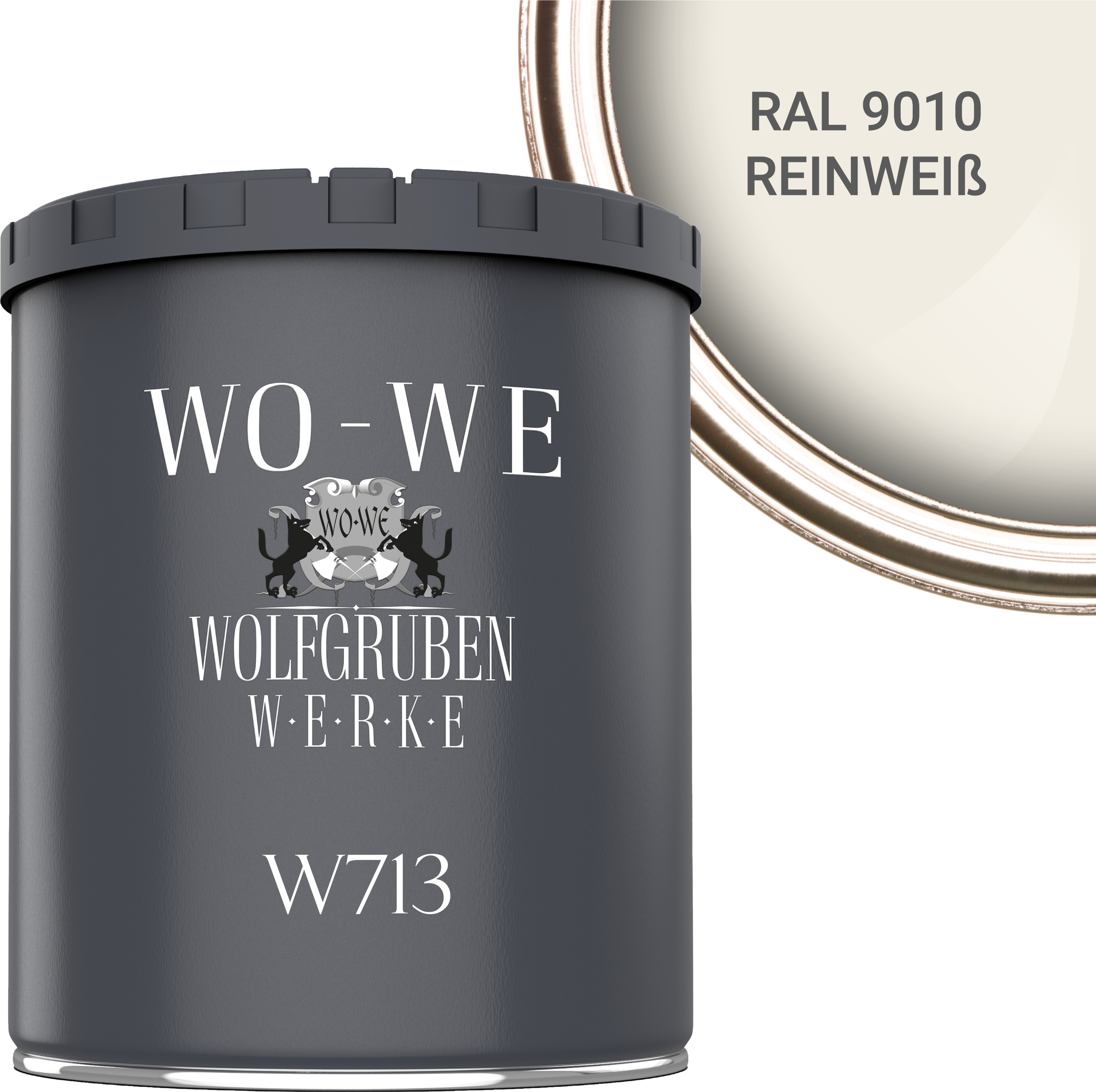 Fliesenlack Fliesenfarbe Wandfliesen WO-WE W713 Reinweiß ähnl. RAL 9010 - 1L