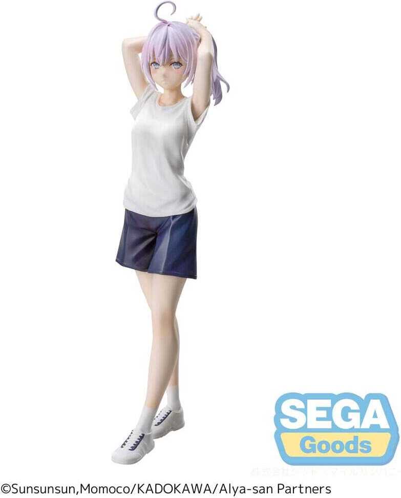 Sega Alya Sometimes Hides Her Feelings in Russian Luminasta PVC Statue Alya Gym Clothes 19 cm SEAGSC40224