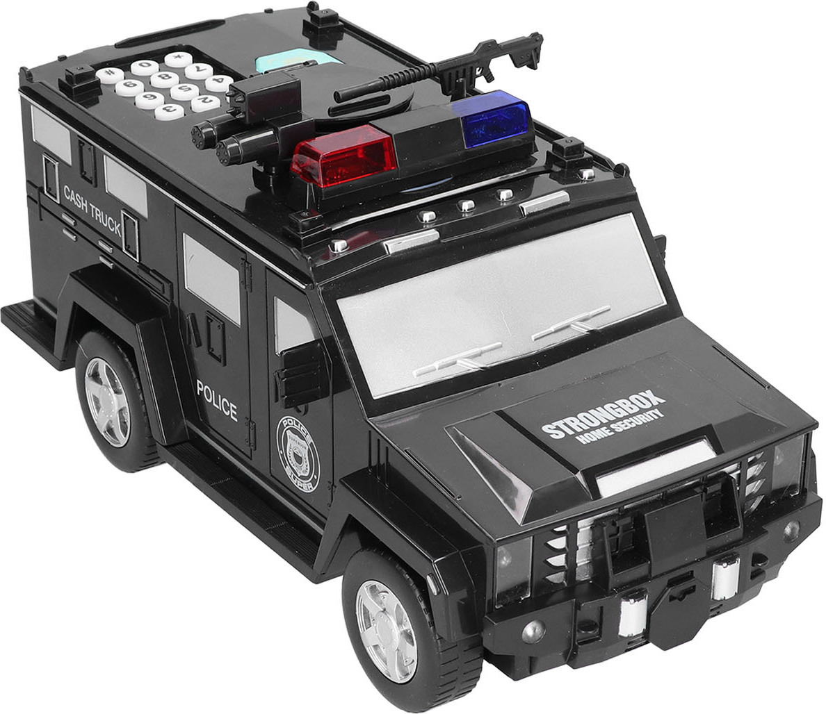 Cocosity Gepanzertes Auto-Geld-Sparschwein,Gepanzertes Auto-Sparschwein,Gepanzertes Auto-Passwort-Sparschwein,Passwort-Sparschwein Auto-Spielzeug,Elektronische Geldbank Spielzeug-Auto,Auto-Sparschwein