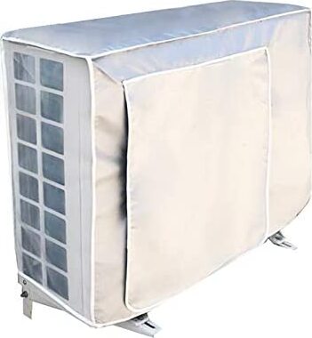 OD19 Außenklimaanlage Abdeckung,98*40*75cm Wasserdichter Klimaanlagen Staubschutz Klimaanlage Staubschutz Abdeckung Wasserdicht Organizer Staub Cover für Haus Klimaanlage Reinigung Abdeckung