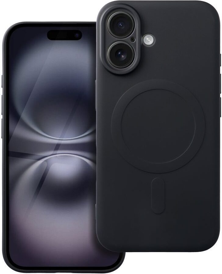 Silicone Mag Cover Case s MagSafe iPhone 16 Black