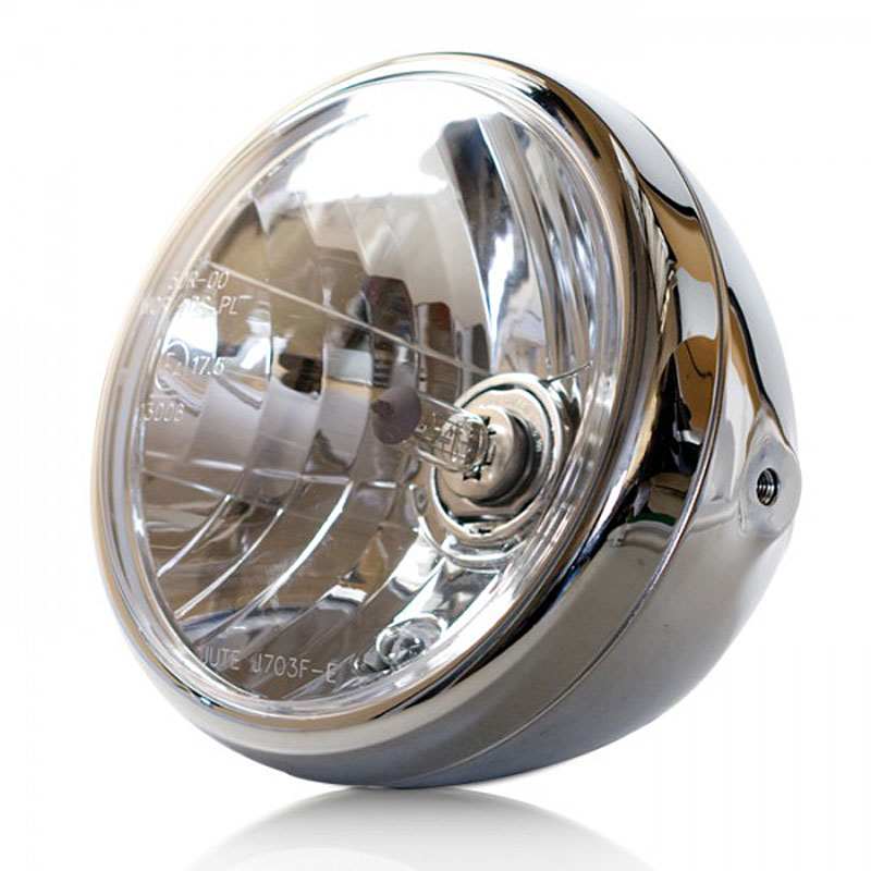 4U-Onlinehandel H4-Scheinwerfer Nevo 7 chrom Klarglas 2.018.111