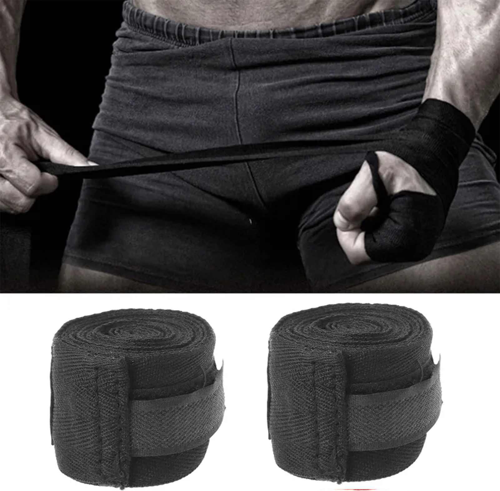 Boxbandagen | MMA Bandagen | Handgelenkschoner | Halbelastisch 3,5