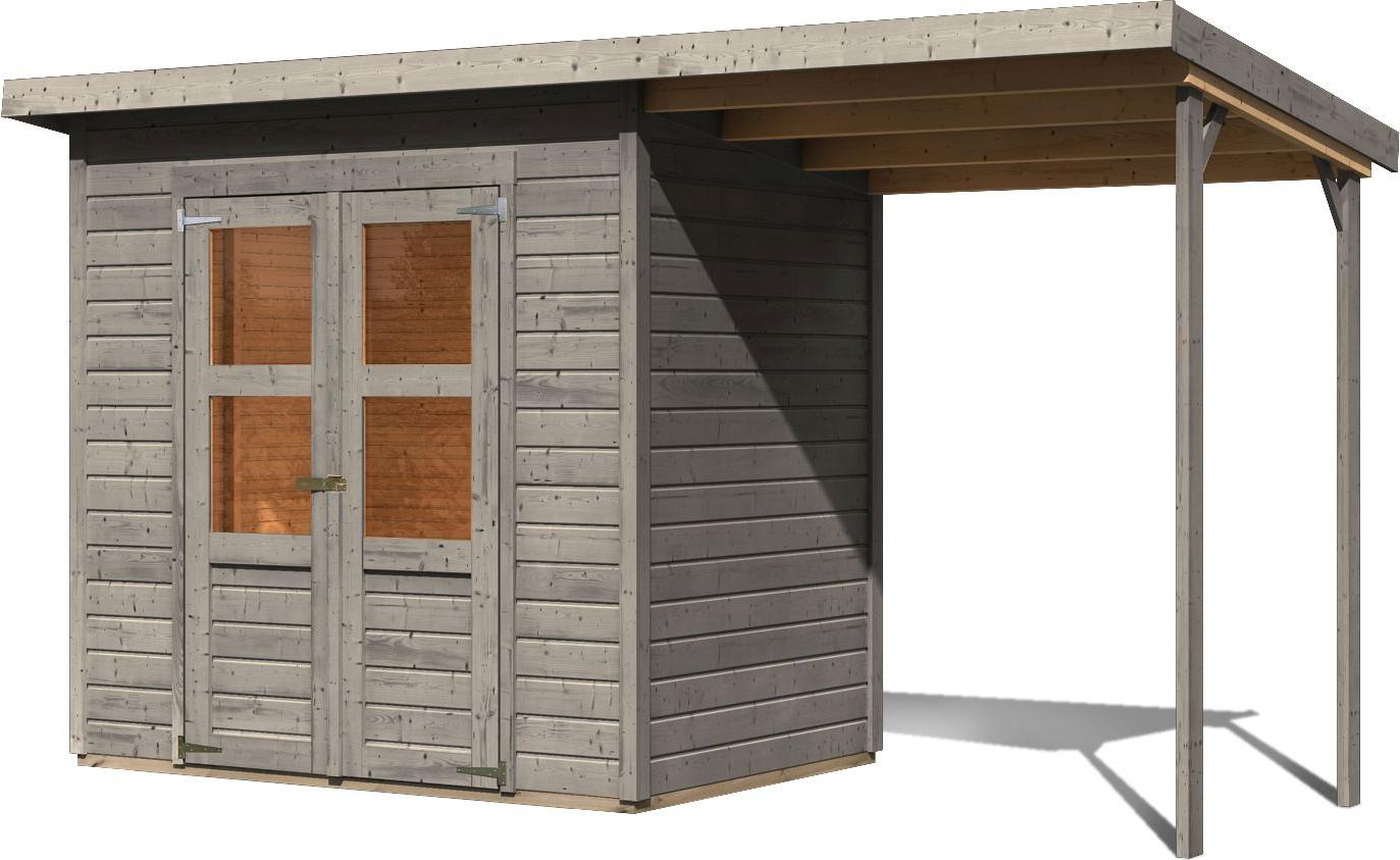 Karibu Holztechnik Karibu Gartenhaus Kano 3 im Set 28890